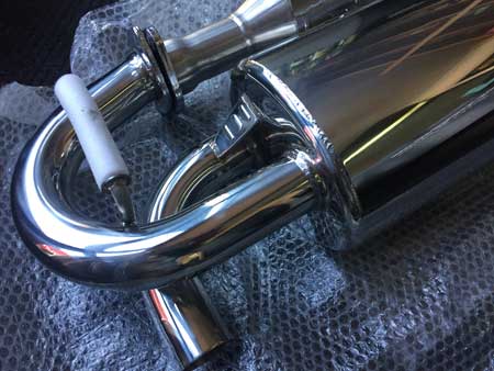 detail rvs uitlaat demper mr2 sw20 detail rvs uitlaat demper mr2 sw20